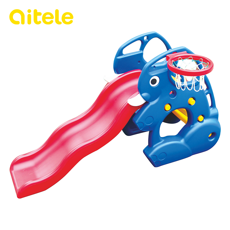 Indoor Kids' Rabbit Slide Plastic Toys/ Playsets (PT-034)