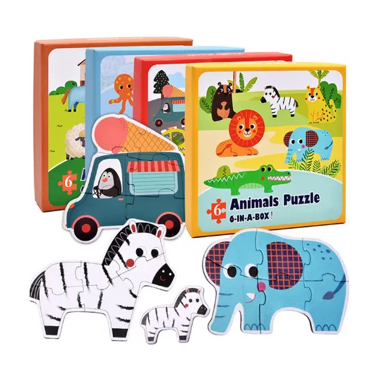 Jigsaw Puzzle Board Set Colorful Educational Toys for Children Learning Developing Toy