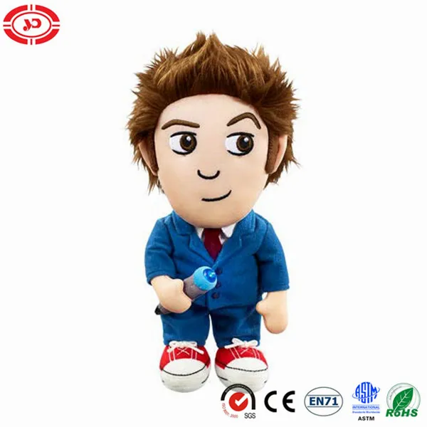 Man Plush Stuffed Toy Host TV Show Printed Gift Doll
