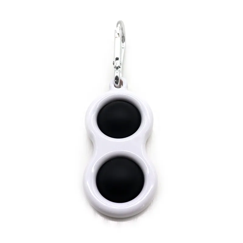 Mini Silicone Simple Sensory Fidget Stress Relief Toys with Hand Keychain