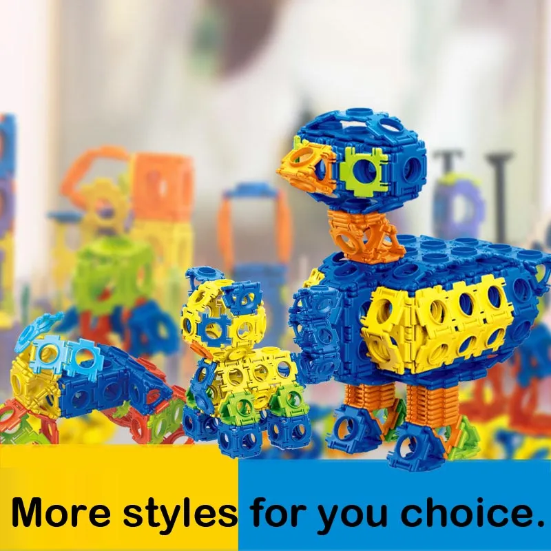 Modulmax ABS 3D Building Blocks DIY Toys 60PCS (10274043)