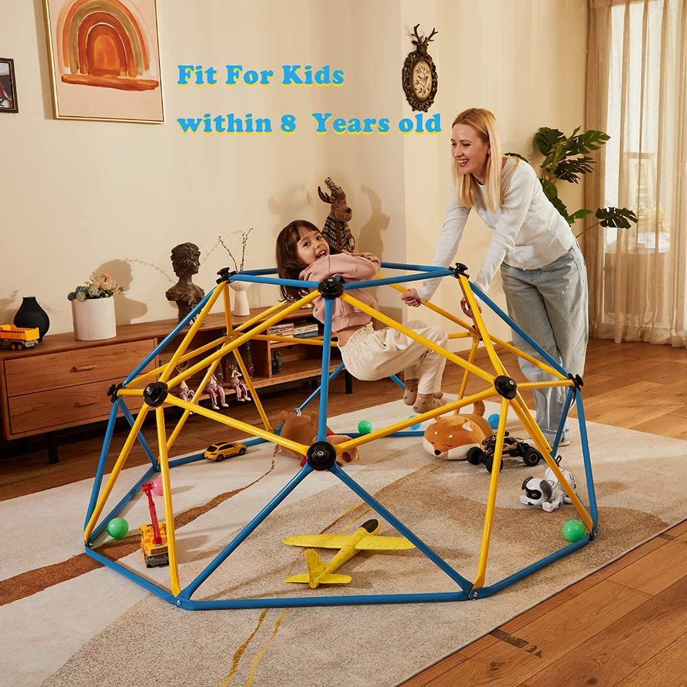 Multi-Size Outdoor Gym Toy Domes Climber Frame Climbing Dome for Children Play with Swing Tent and Cover Super Fun