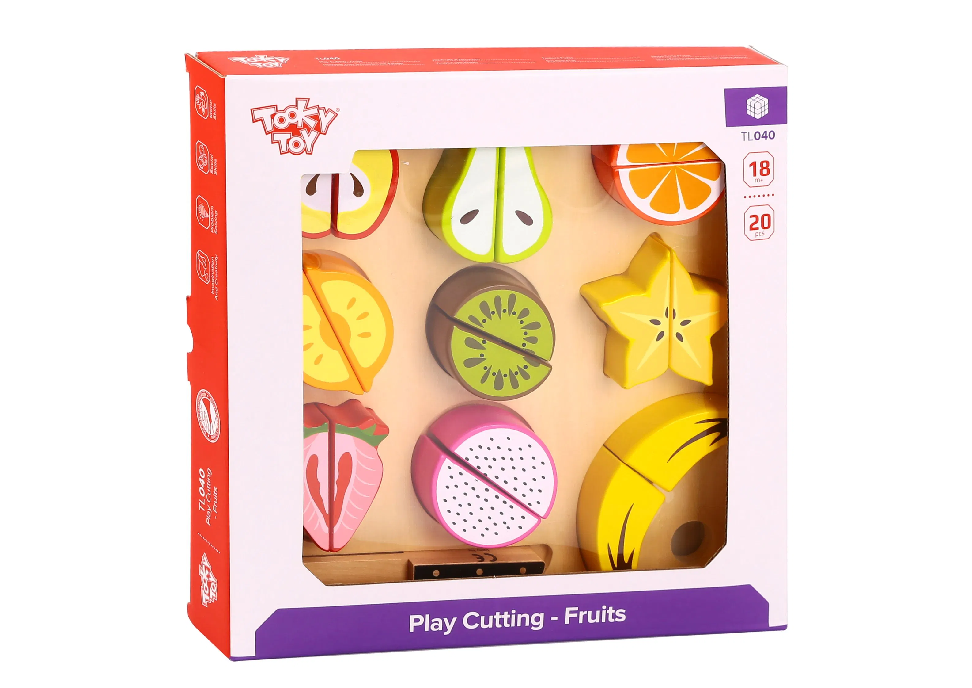 New Design Garden Vegetables Wooden Kitchen Toy for Children