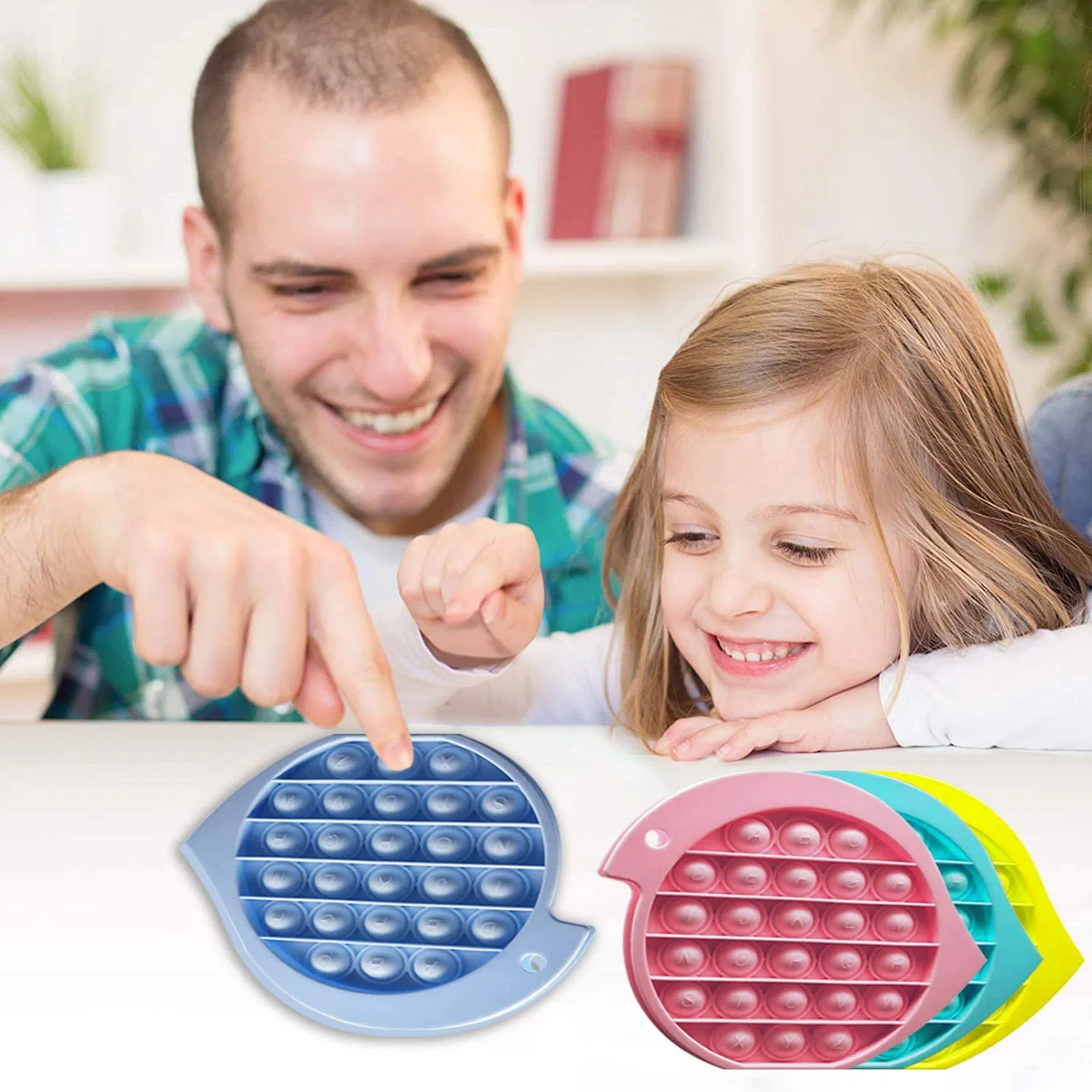 New Design Push Pop Pop Bubble Sensory Fidget Toy Squeeze Sensory Toy