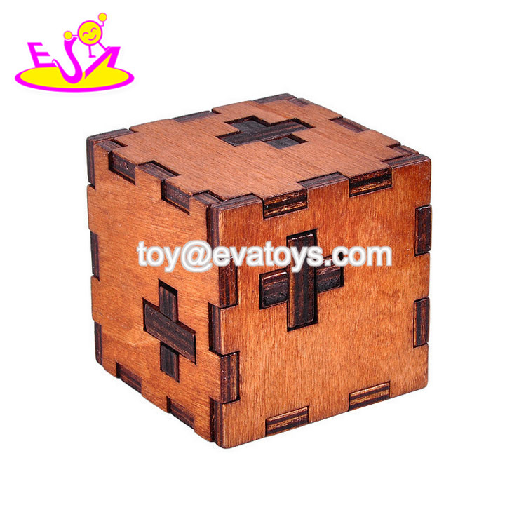 New Traditional Hottest Wooden 3D Luban Lock Puzzle for Kids Brain Teaser W11c033