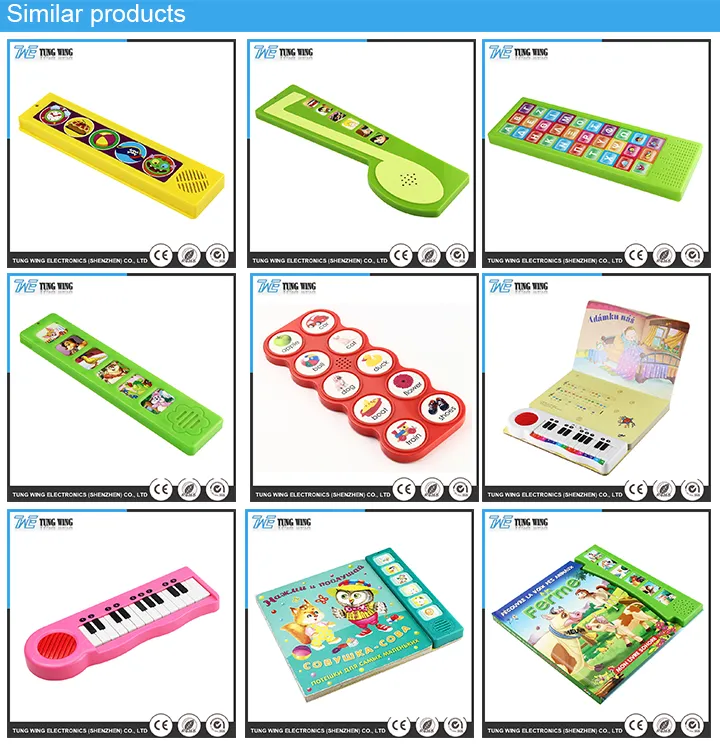 OEM Electronics Sound Button Book with Module for Learning