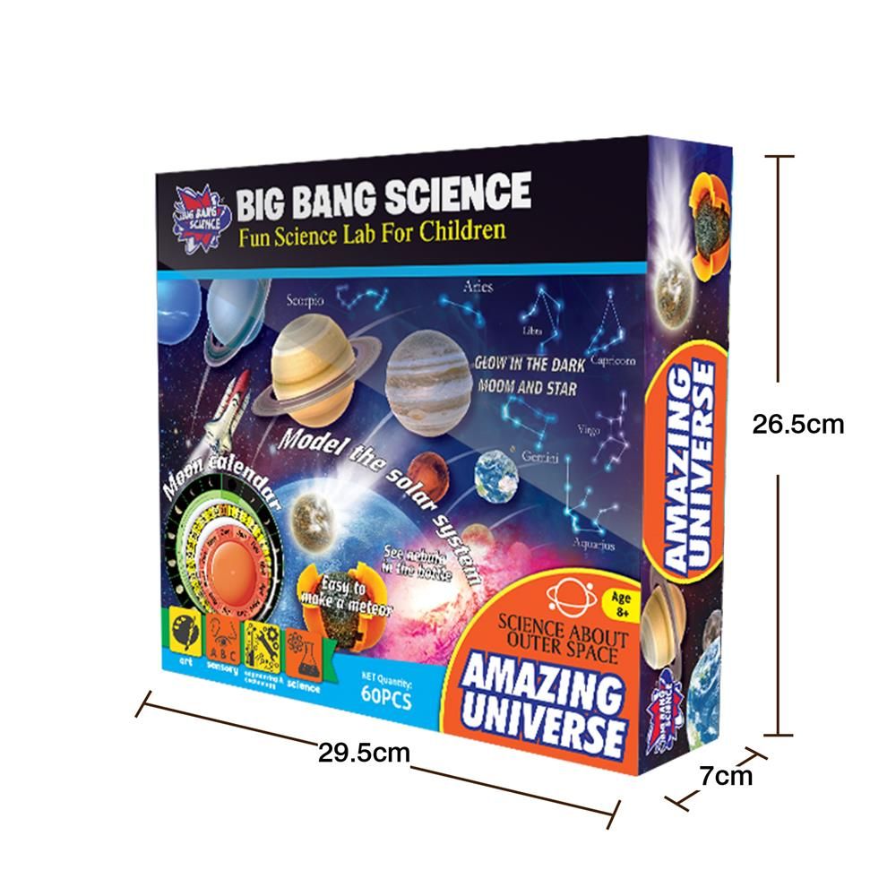 Outer Space Science Experiment Kit for Kids 7 Different Activities Learn About Solar System