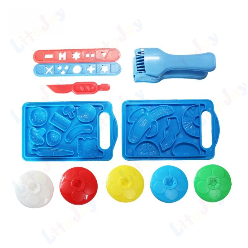 Play Dough Noodle Machine for Pretend Cooking Play