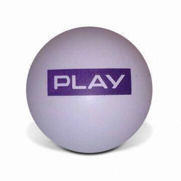 PU Plain Blue Dice Design Stress Ball Toy with Corporate Logo