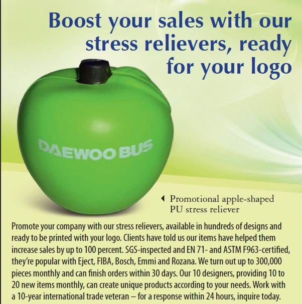 PU Plain Blue Dice Design Stress Ball Toy with Corporate Logo