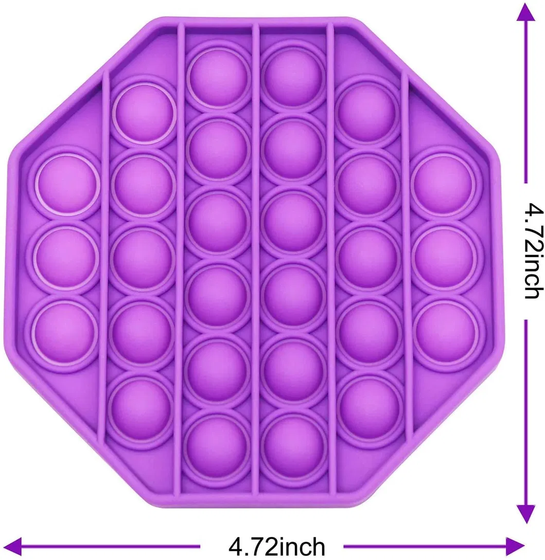 Pure Compression Silicone Push Pop Bubble Fidget Sensory Toy