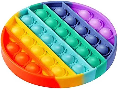 Pure Compression Silicone Push Pop Bubble Fidget Sensory Toy