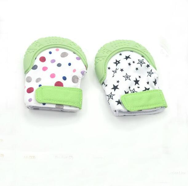 Silicone Baby Massage Teether Hand Soothing Teething Mitten