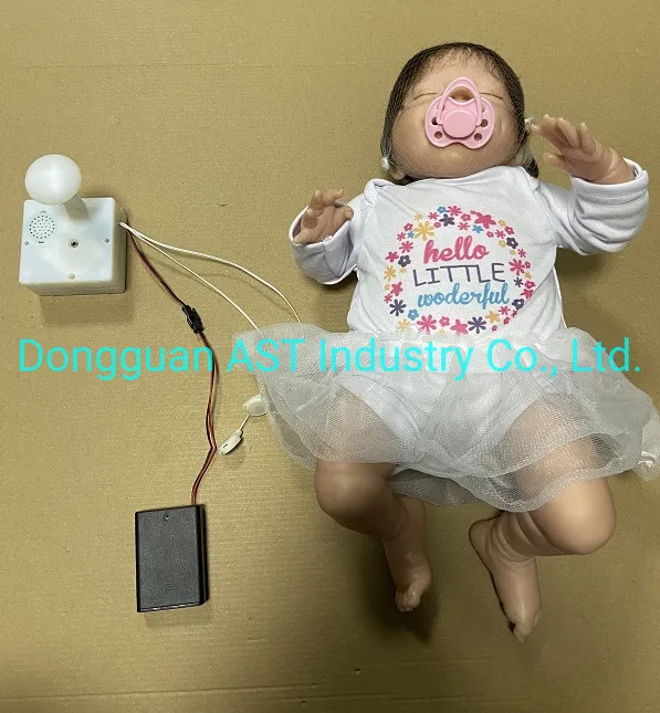 Sleeping Lifelike Reborn Girl Baby Doll 22" Silicone Vinyl Realistic Babies Newborn Handmade Doll with Breathing Simulator Heart Beating and Cry Audio