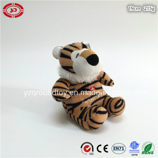 Snore Tiger Plush Soft Sitting Swiss Gift Funny Sounds Toy