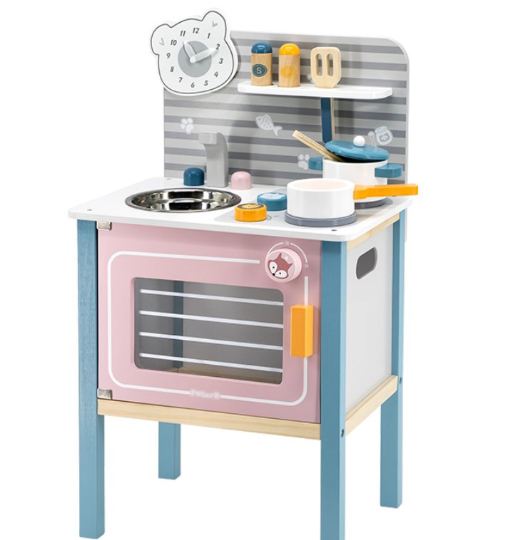 Toy  Kitchen  Toys  Sets  Wooden  Kids Educational  Toy Girls Cooking Pretend Paly for Kids Toy