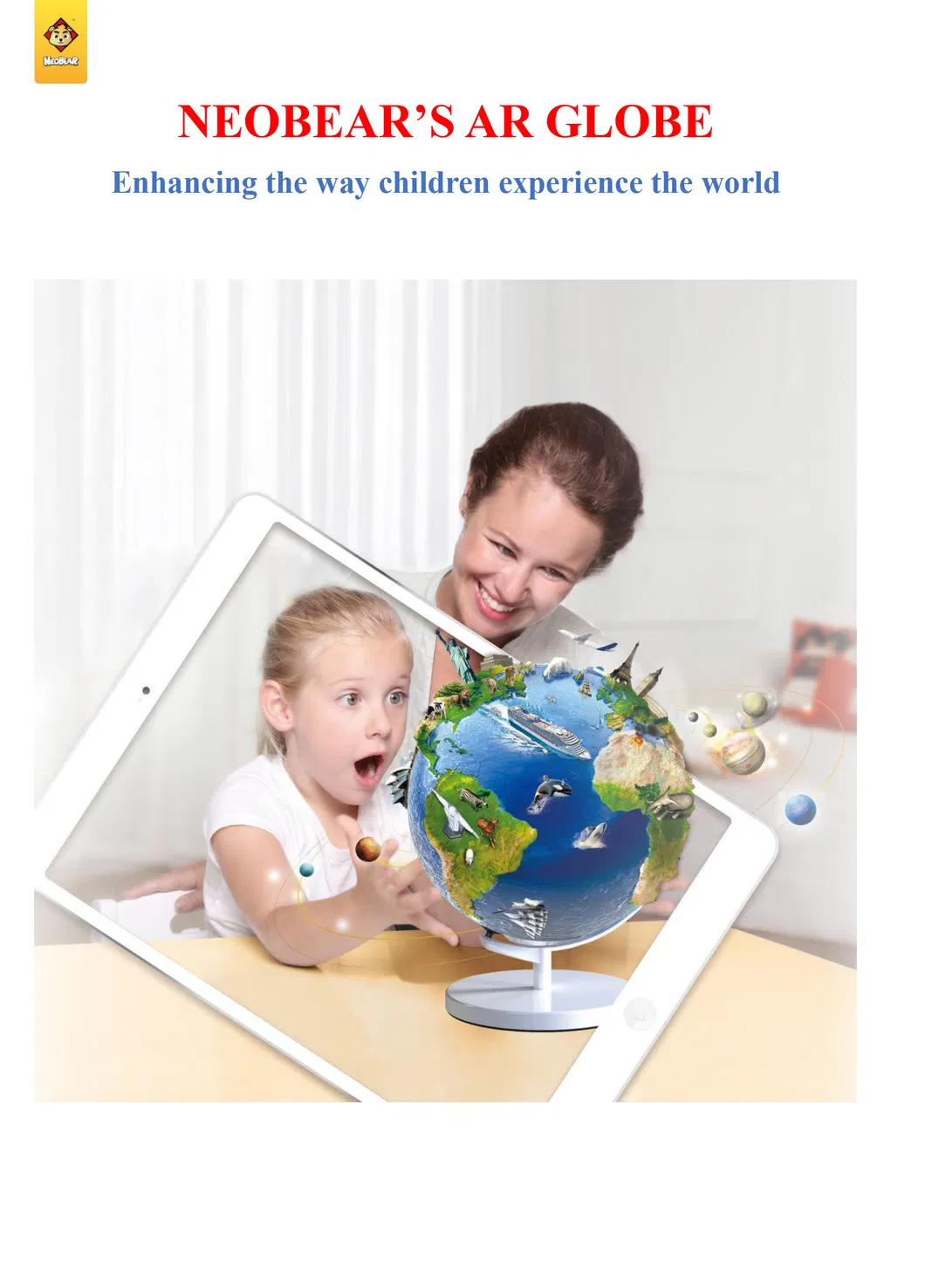 Virtual Ar Globe Children′s Toys Education Learning Machine
