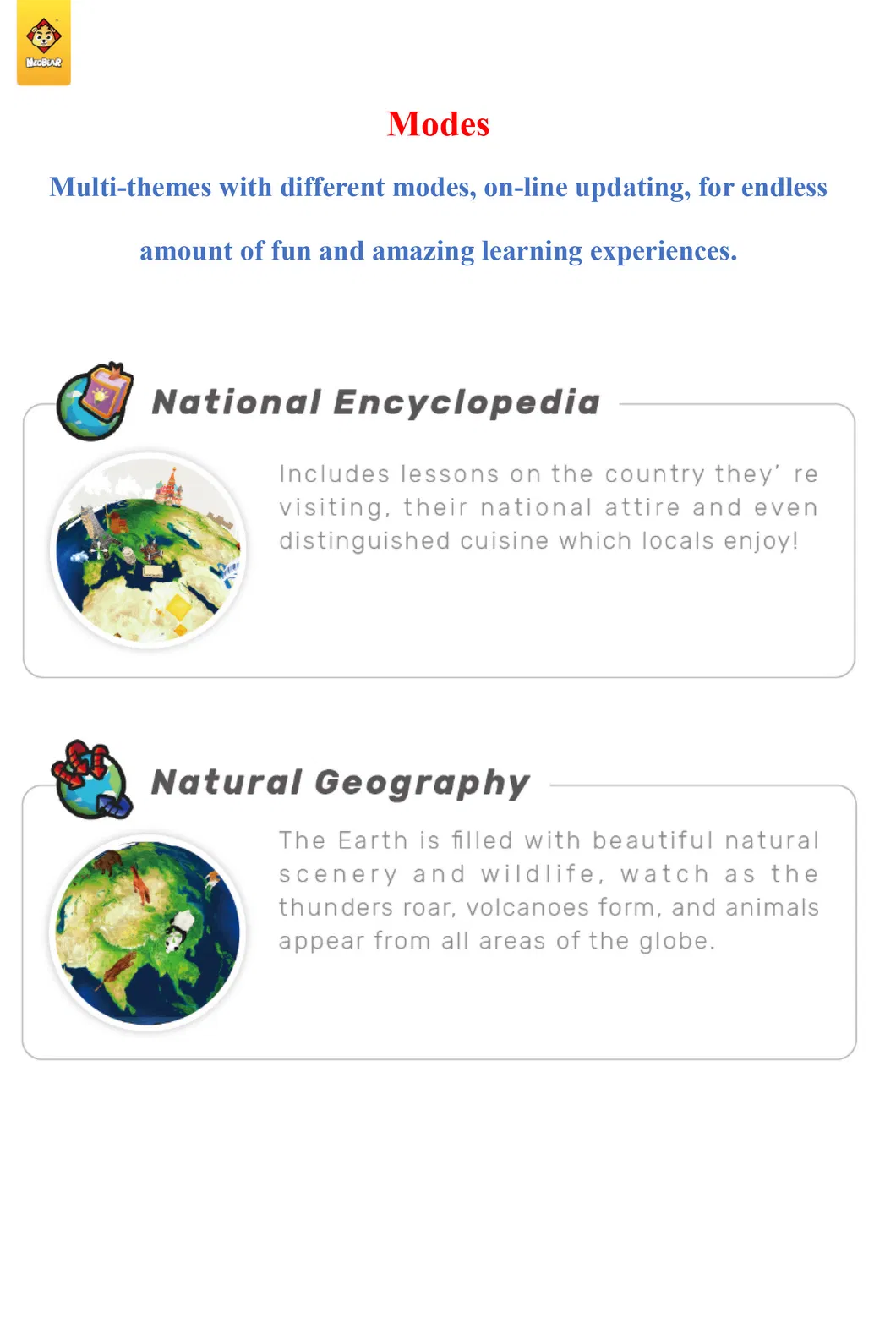Virtual Ar Globe Children′s Toys Education Learning Machine