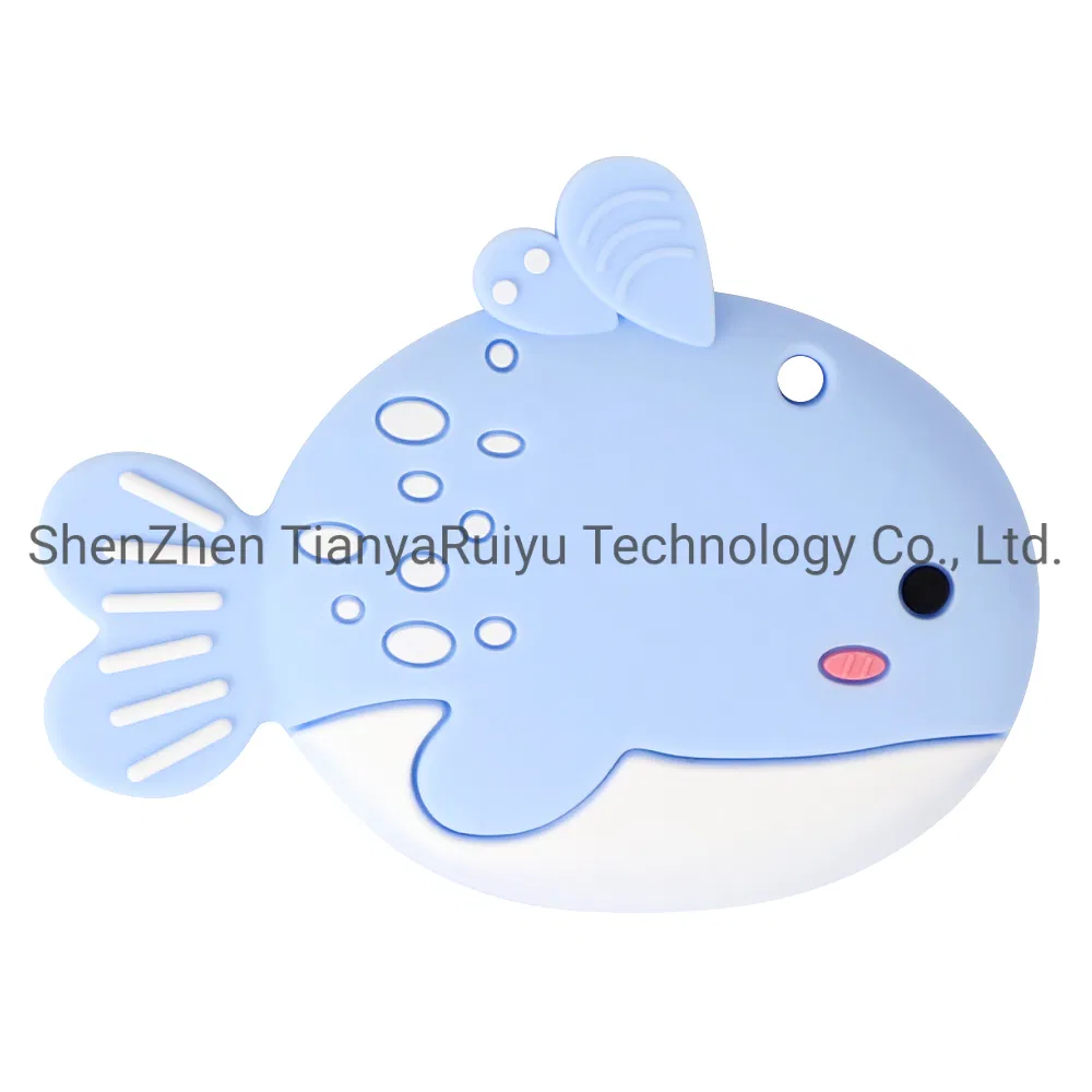 Whale Baby Teether Food Grade Rodents Baby Teething Beads DIY Pacifier Chain Necklaces Baby Silicone Teether