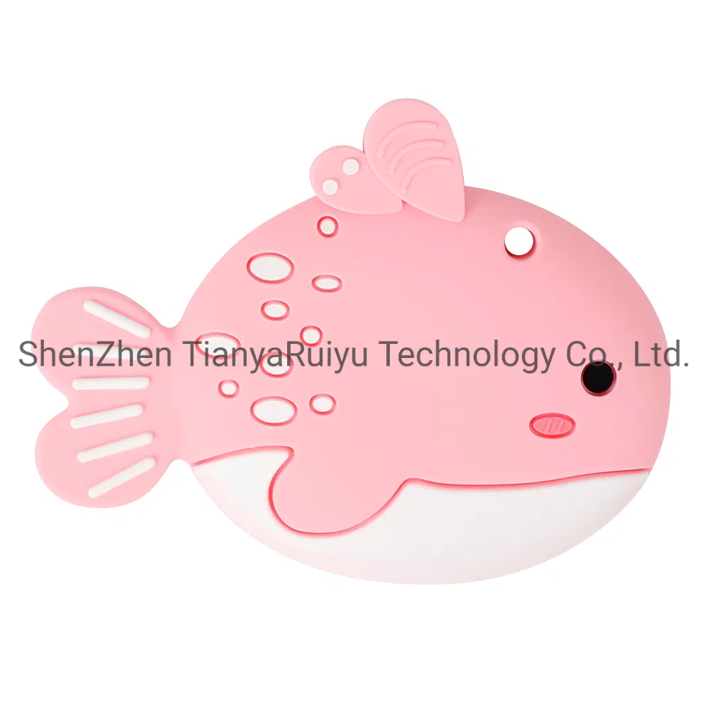 Whale Baby Teether Food Grade Rodents Baby Teething Beads DIY Pacifier Chain Necklaces Baby Silicone Teether