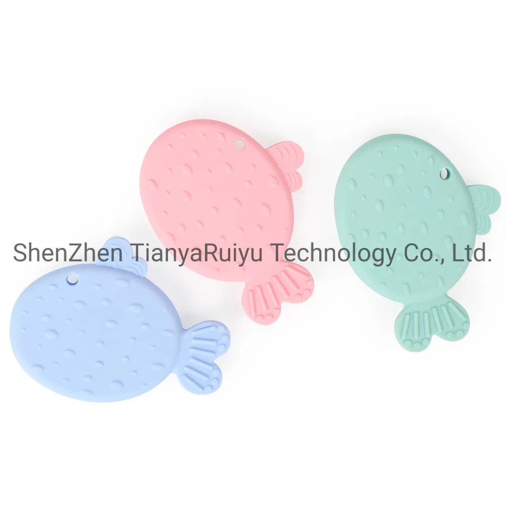 Whale Baby Teether Food Grade Rodents Baby Teething Beads DIY Pacifier Chain Necklaces Baby Silicone Teether