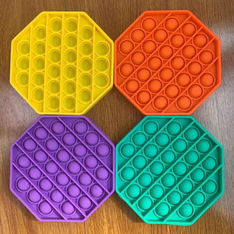 Wholesale Silicone Popit Stress Relief Desktop Kids Toy Baby Practice Board Baby Educational Early Figit Push Pop Bubble Simple Dimple Fidget Sensory Mouse Lost