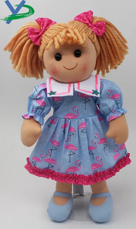 Wholesale Stuffed Toy Rag Dolls Plush Rag Doll