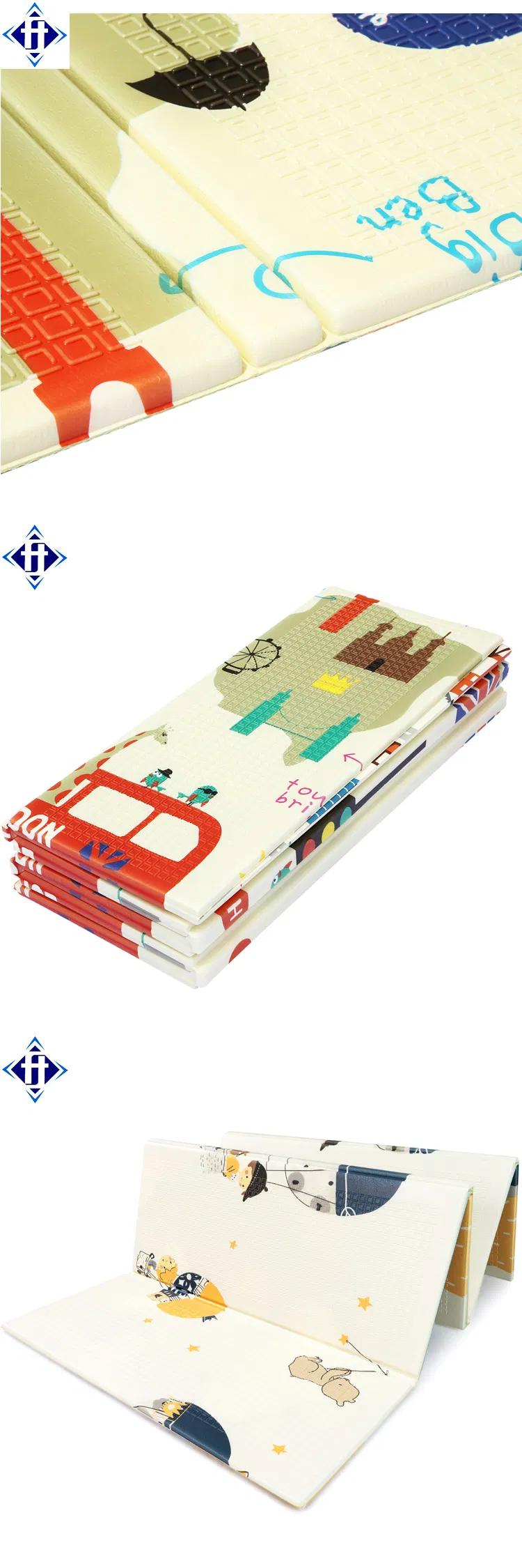 Wholesale XPE Kids Folding Baby Play Mat