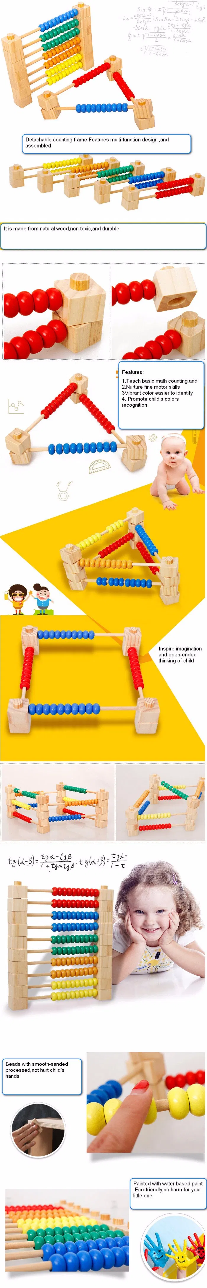 Wooden Abacus Toy for Toddlers Age 2 Years up Math Counting Learning Educational Montessori Toy with Storage Box for Preschool Baby Boys Girls in All Occasions
