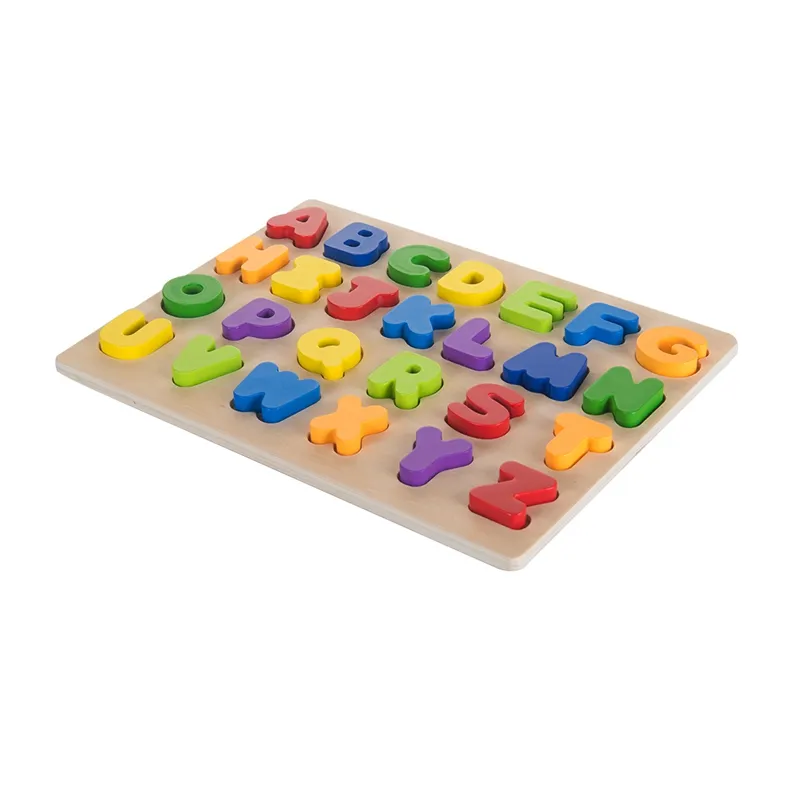 Wooden Puzzle Set Toy for Toddlers Age 2 Years up Learning Letters Educational Montessori Toy with Board for Preschool Baby Boys and Girls in All Occasions