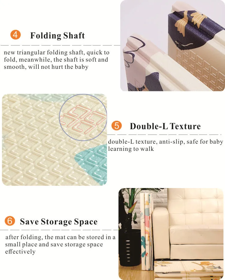XPE Folding Baby Play Mat, Sleeping Carpet