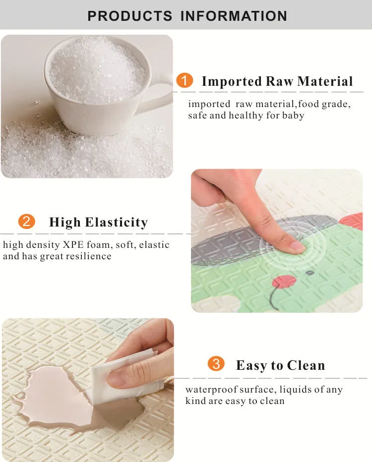 XPE Folding Baby Play Mat, Sleeping Carpet